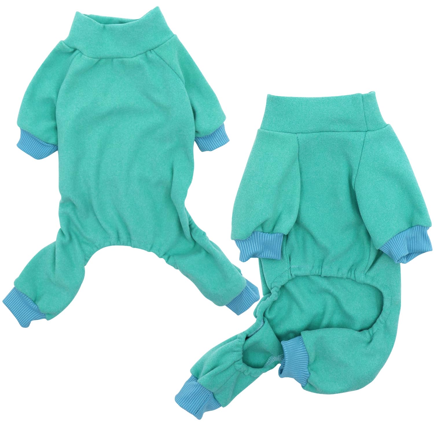 HuaLiSiJi Dog Pyjamas Cotton Pyjamas for Dogs, Elastic and Take off Suitable for Small and Medium Dogs (Blue, XXL)