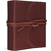 ESV Journaling Study Bible (Natural Leather, Brown, Flap with Strap): Holy Bible, English Standard Version