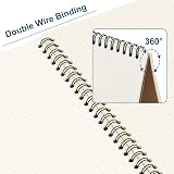 ZCZN A5 Dotted Notebook 6 Pack Spiral 80gsm 120 Pages 60 Sheets FSC view 3