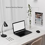 Deflecto Portrait Literature Stand A4 Wall Mounted Magazine Holder view 8