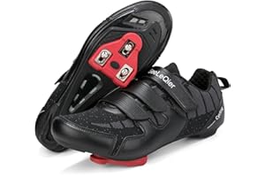 SeeLeQier Mens Cycling Shoes Women Compatible with Peloton Bike Shoes Indoor Clip in Peleton Road Bike Bicycle Riding Racing Biking Shoes with Delta Cleats for Unisex Outdoor Bike Pedal