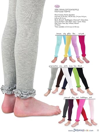 baby tights with ruffle bottom