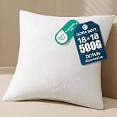 Phantoscope 18x18 Throw Pillow Inserts, Ultra-Soft Air Layer Pillow 1 Pack | Premium Down Alternative Throw Pillows for Couch, Bedroom, Soft Choppable Decorative Pillows, Square Cushion Sham Stuffer
