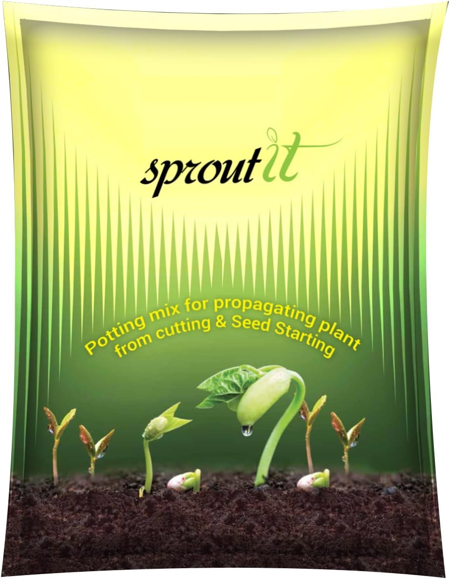Sprout It Seeds Starter Soil Mix |Organic Potting Soil Mix for Potted Plants Seed Germination Soil for Grow by Cutting & Seed Starting (900 Grams)