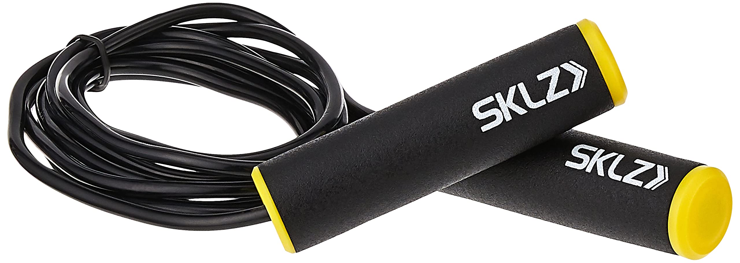 SKLZ Jump Rope, Adjustable 3m Length, Durable Conditioning Tool for Footwork and Coordination, with Padded Grips - Ideal for Athletes, Fitness Training, and Cardiovascular Health
