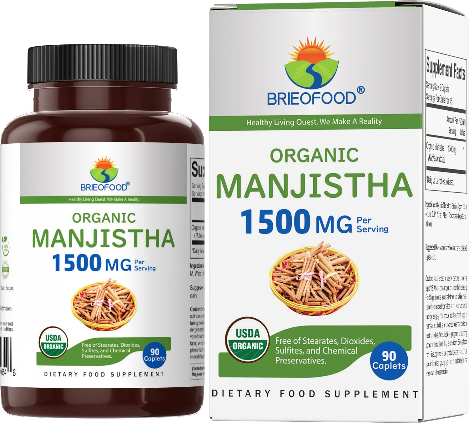 Organic Manjistha 1500 mg