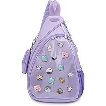 ●ESC STUDIO● easy peasy bag (2色) unisex Amazon.com | Oxford Ita Bag Kawaii Pin Display Chest Pack