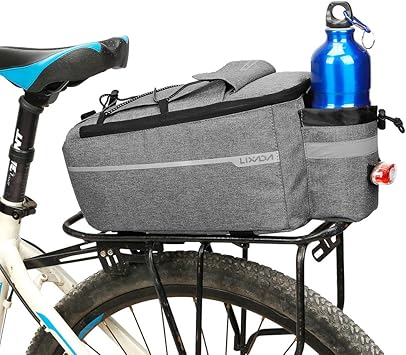 Amazon Lixada1 断熱トランク クーラーバッグ 温冷両用 自転車 リアラック 収納 荷物 反射 Mtb バイク パニアバッグ Lixada1 サイドバッグ リアバッグ