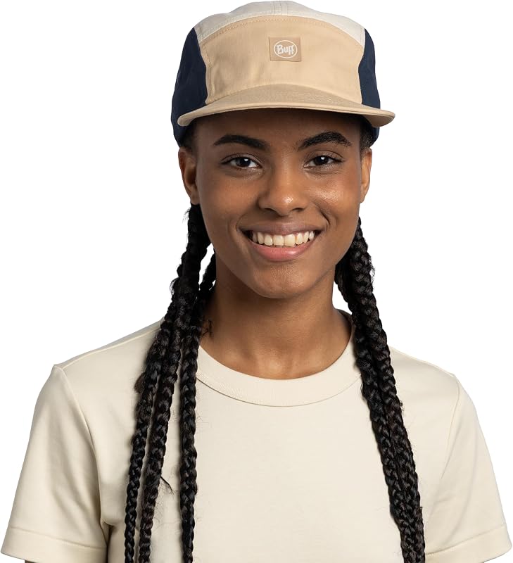 ® | Casquette 5 Panel Venture, Flexible, UPF 50, Léger, Confortable, Lavable, Petits explorateurs, Adulte, Taille Unique Sable