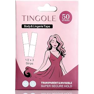 TINGOLE Fashion Tape for Women – Strong Hold Double-Sided Clothing Tape, Invisible Body Adhesive for Clothing, Skin-Friendly