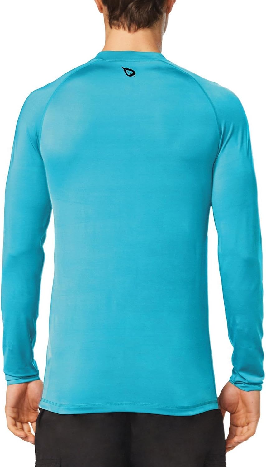 BALEAF Men's Long Sleeve Rashguard Sun Protective Swim Shirt UPF 50+: Clothing