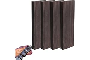 Exotic Hardwood Block - Polished Ebony Timber, Handmade Ebony Tool Material | 4.7"x1.57"x0.39" Black Hardwood Block, Instrume