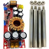 1800W 40A DC-DC 10-60V to 12-90V Step Up Boost Converter Current Power Supply Module +Fan