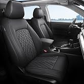RIDEPOSH Custom Fit for Honda HRV Seat Covers, 2016-2018 EX EX-L | Full Set, Faux Leather, Waterproof, Protector, Scratch Resistant, Easy to Clean, Airbag Compatible, Anti-Slip
