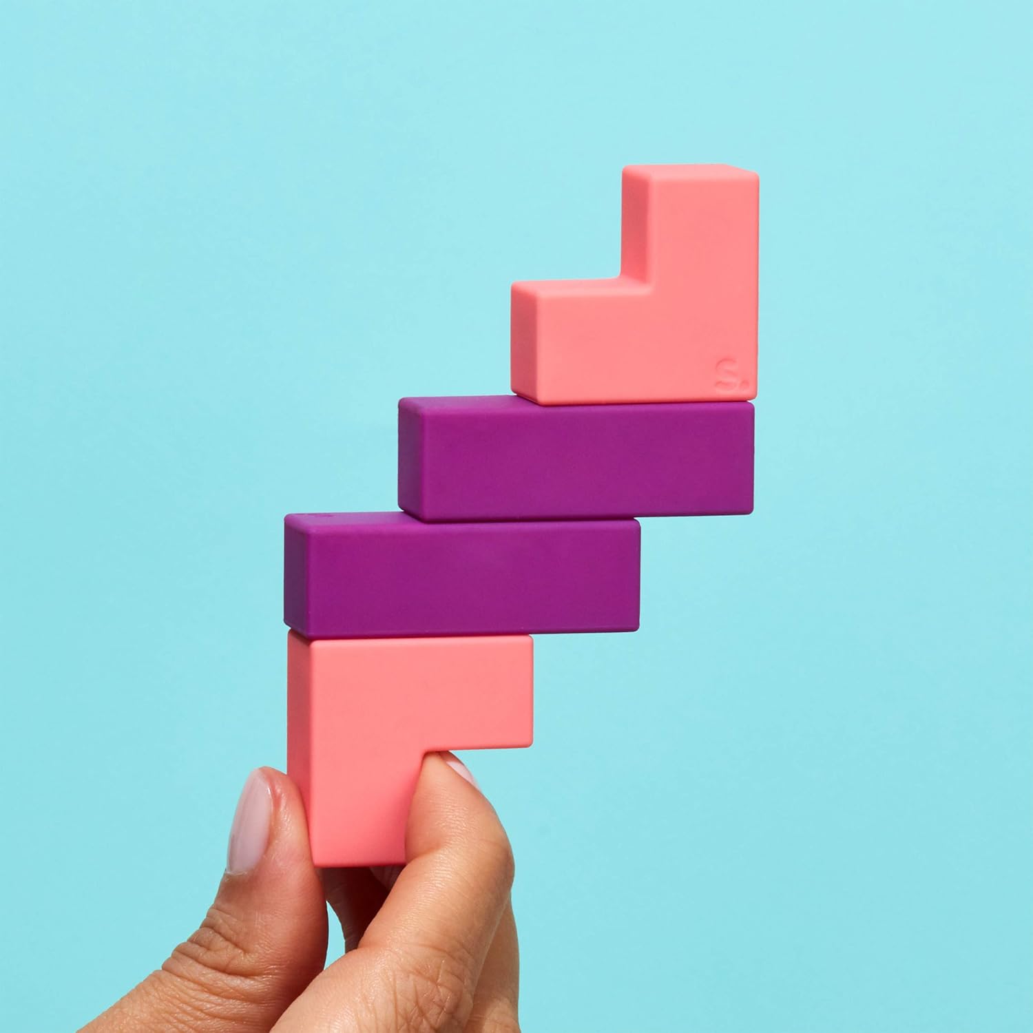 Speks Unblocks Purple/Pink Set of 4 Unbelievably Stress Relief