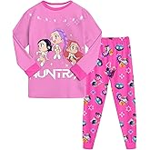 Pajamas Set for Girls Pjs Set Rumi Mira Zoey Cartoon Long Sleeve Pyjamas Kids Sleepwear