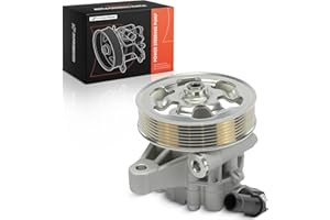 A-Premium Power Steering Pump, with Pulley, Compatible with Honda Accord 2008 2009 2010 2011 2012, 2.4L, Replace # 56100R40A0