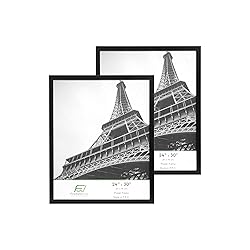 FrameWorks 24” x 30” 2-Pack Black Back-Loading