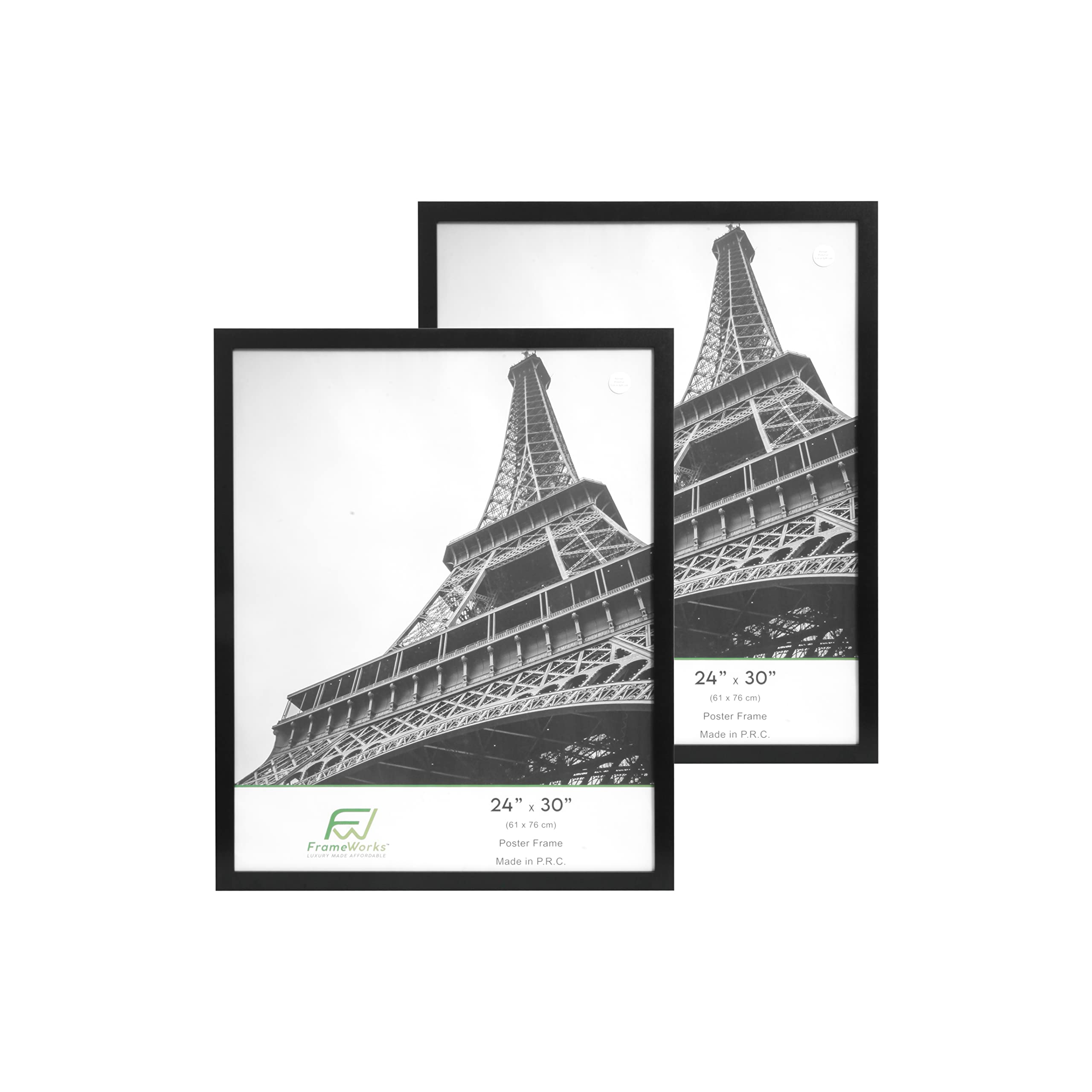 FrameWorks 24” x 30” 2-Pack Black Back-Loading