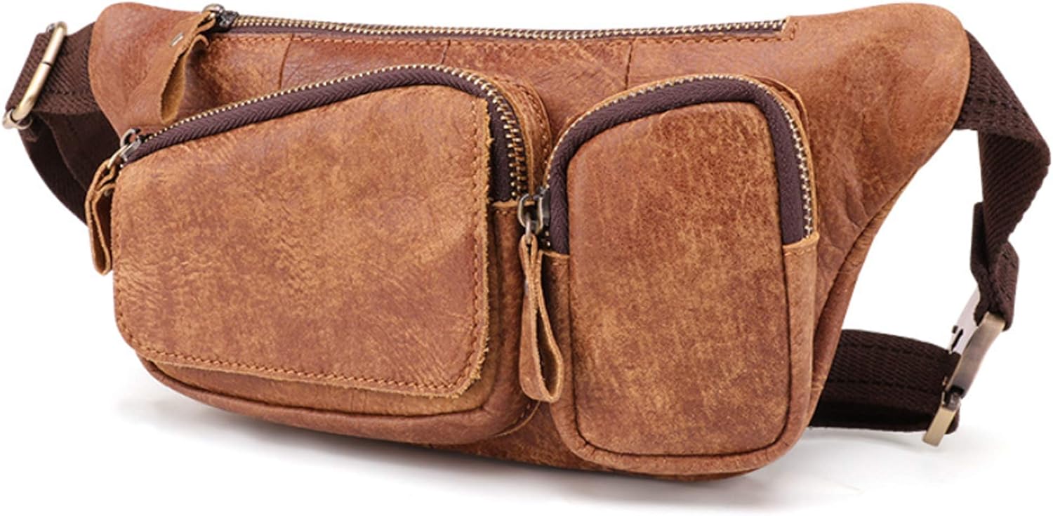women's genuine leather fanny pack