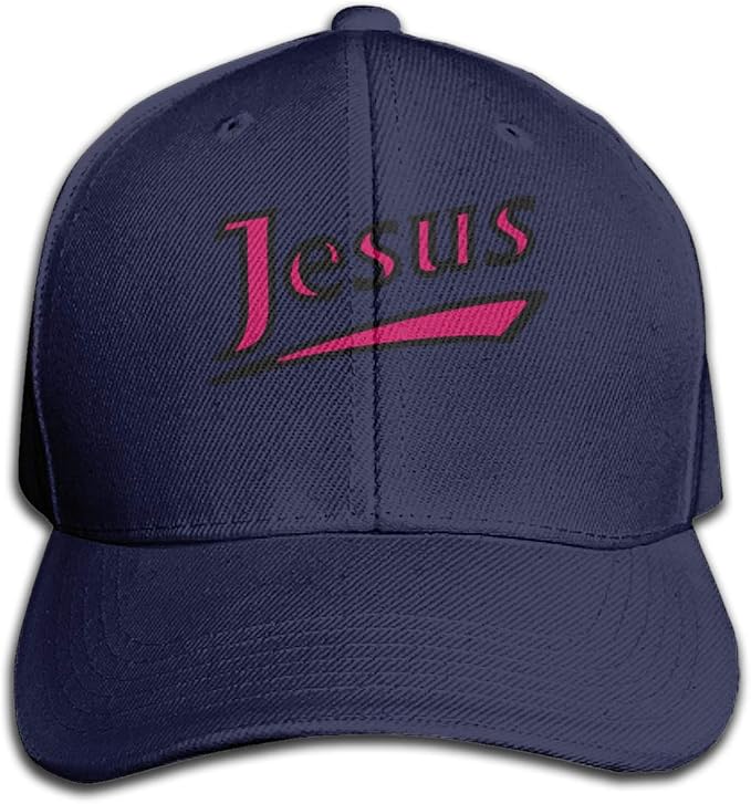 Clmund Men's Baseball Caps Jesus Religious Christian Solid Color Peaked