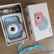Appareil Photo Numérique Pour Enfants Globalcrown – Mini Caméra Rechargeable Avec Autofocus – Bleu