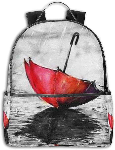 Amazon Co Jp Umbrella In The Rain リュックサック ボディバッグ ビジネス 通学 大容量 旅行 メンズ レディース バックパック フラップデイパック ラップトップバック ヒューズボックス スクエアリュック プレゼント対応 派手 男女兼用 ホーム キッチン