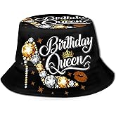 Today is My Birthday Printed Bucket Hats Beach Sun Hat for Women Summer Travel Outdoor Cap