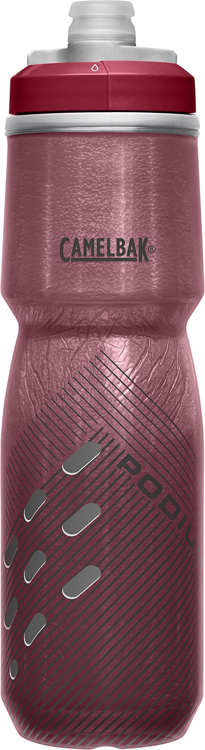 CAMELBAK Podium Chill Bottles - Burgundy Perforated, 0.71 Litre/24 oz