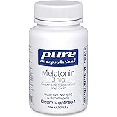Pure Encapsulations Melatonin 3 mg - Antioxidant Supplement to Support Natural Sleeping & Relief of Occasional Sleeplessness - for Natural Sleep Support* - 180 Capsules