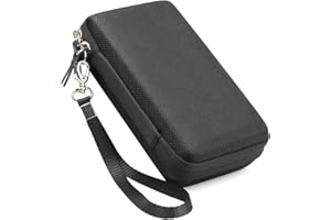 WGEAR Professional Portable Recorder Case for ZOOM H1, ZH1 Music Recorder with mesh pocket for cable, outdoor Microphone Windscreen Muff. Elastic strap, Strong and light weight hard case