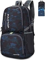 MAXTOP 50L Ultra Lightweight Packable Backpack Wet Pocket Foldable Rucksack