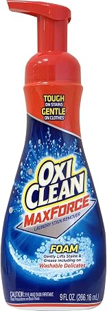 Amazon オキシクリーン マックスフォース 洗濯用洗剤 泡タイプ 266ml Oxiclean オキシクリーン しみ抜き剤