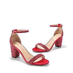 DREAM PAIRS Women's Chunk Low Heel Pump