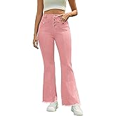 INR Casual Denim Pants for Women High Waist Stretchy Bell Bottom Flared Jeans