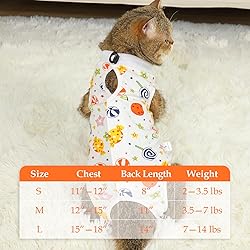 ANWA Cat Recovery Suit - Breathable Cat Surgery