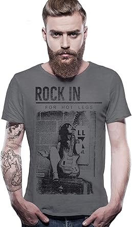 camisa rock masculina