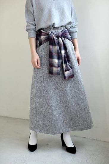 Amazon Azul By Moussy シャツ腰巻き風ロングスカートl T Gry スカート 通販