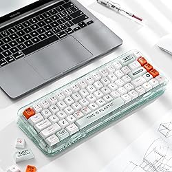 MelGeek Mojo68 Plastic Transparent Mechanical