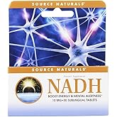 Source Naturals NADH 10mg, Boost Energy and Mental Alertness*, 10mg - 30 Peppermint Lozenges