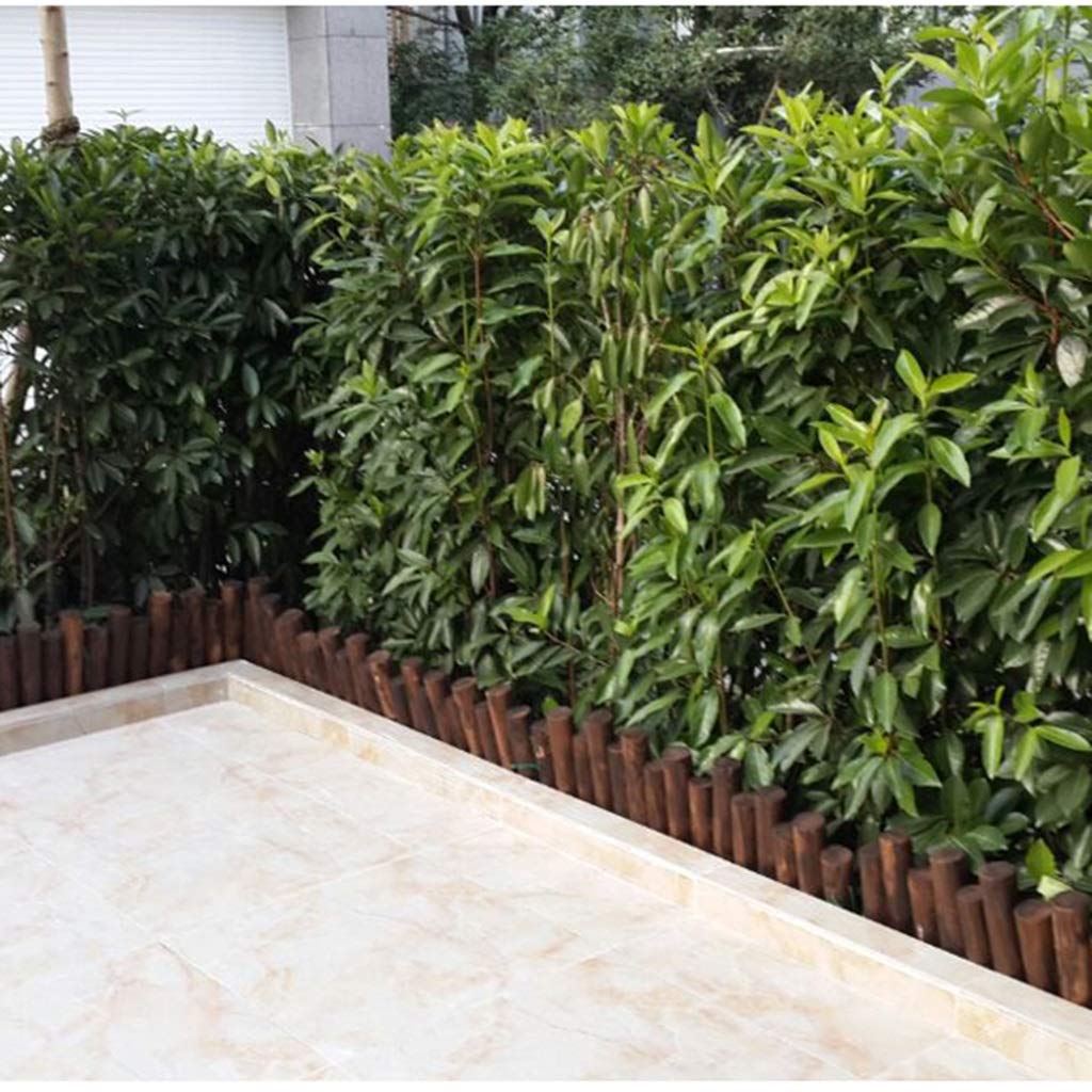 LXFYMX Vallas para Jardin Césped de Madera Efecto jardín Borde ...