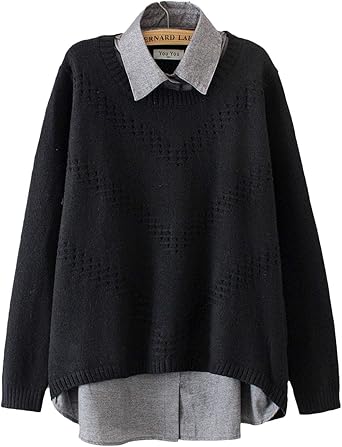 collared pullover sweatshirt