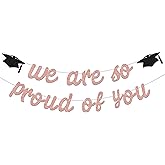 We Are So Proud of You Banner,Class of 2024 Graduation Party Decorations,We are So Proud of You Graduation Banners,Class of 2024 Congrats Grad High School College University Graduation Party Supplies