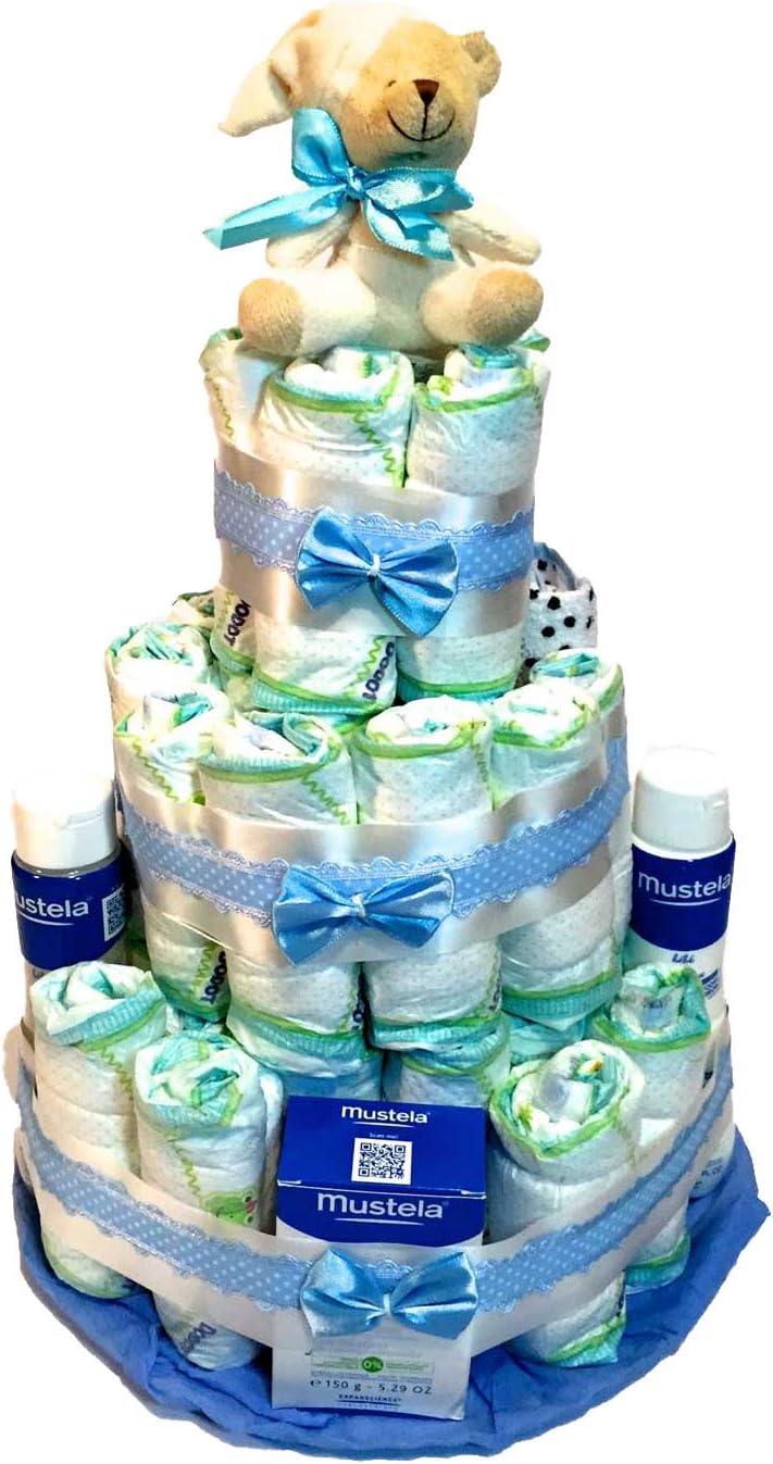 Nappy Cake Blue Dodot Weasel