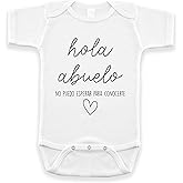 Pineapple Pancake Kids Hola Abuelo Spanish Pregnancy Announcement for Grandpa