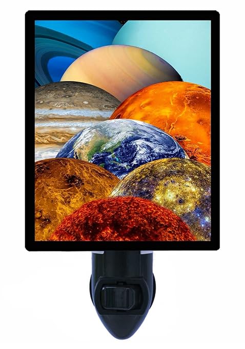 Amazoncom Night Light Our Solar System Planets Space