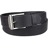 Levi's Men's 100% Leather Belt with Prong Buckle, Black, 44