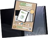 eco-eco A4 60 Pocket Black Presentation Display Book 50% Recycled view 2