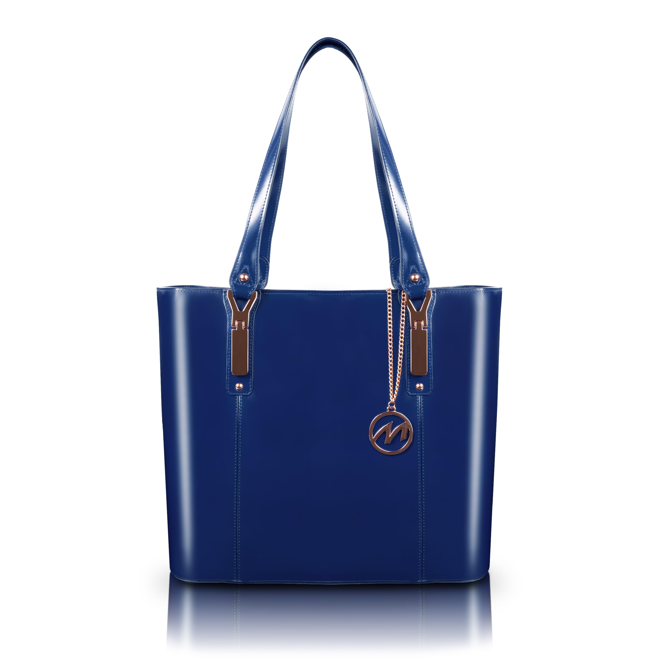 Leather Ladies' Tote with Tablet Pocket