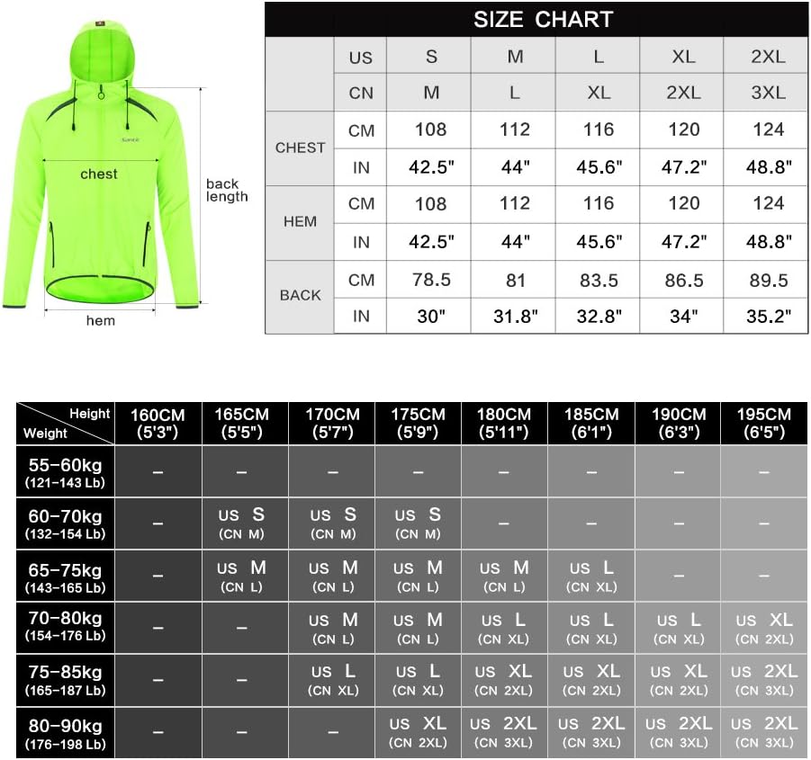 Santic Men's Windproof UV Protection Cycling Jacket Long Sleeve Wind Coat : Clothing